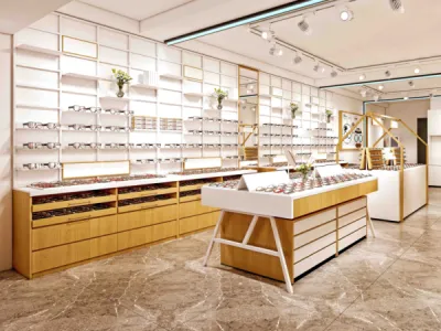 Fabrication d'un magasin d'optique sur Lyon