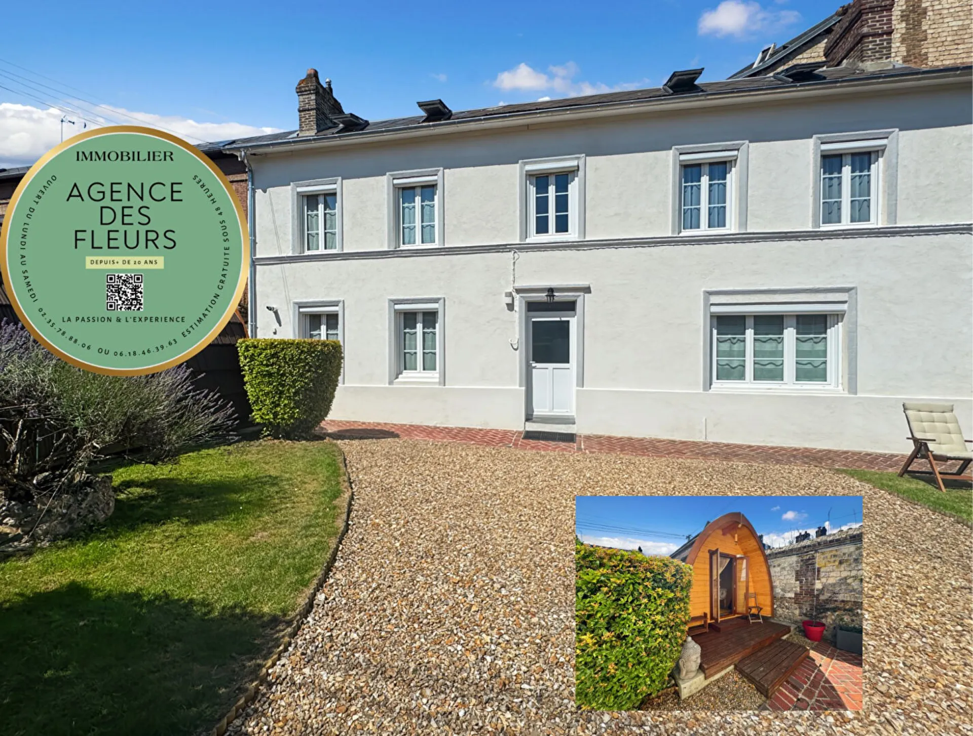 A vendre maison avec jardin sur la commune de CAUDEBEC LES ELBEUF 76320