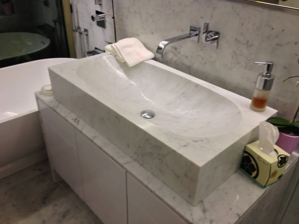 Habillage meuble vasque