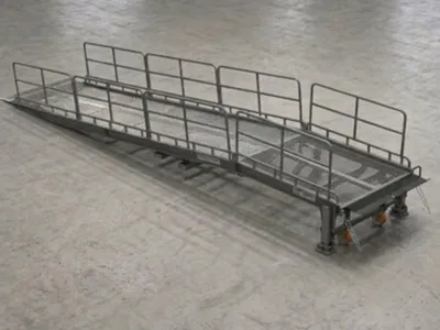 rampe de chargement 10 tonnes mixte installation FIP 