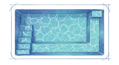 Maquette 3D Compact piscine