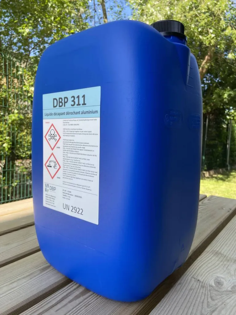 DBP 311 - Produit de traitement liquide pour le décapage des aluminium par immersion et pulvérisation