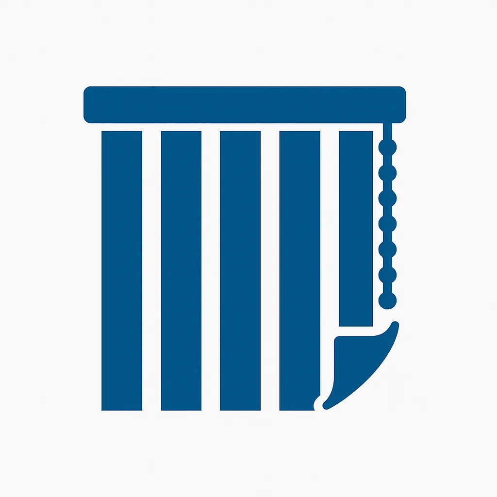 Bandes verticales (stores californiens)