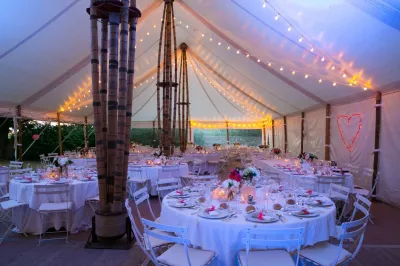 Salle de réception pour mariage provencal 