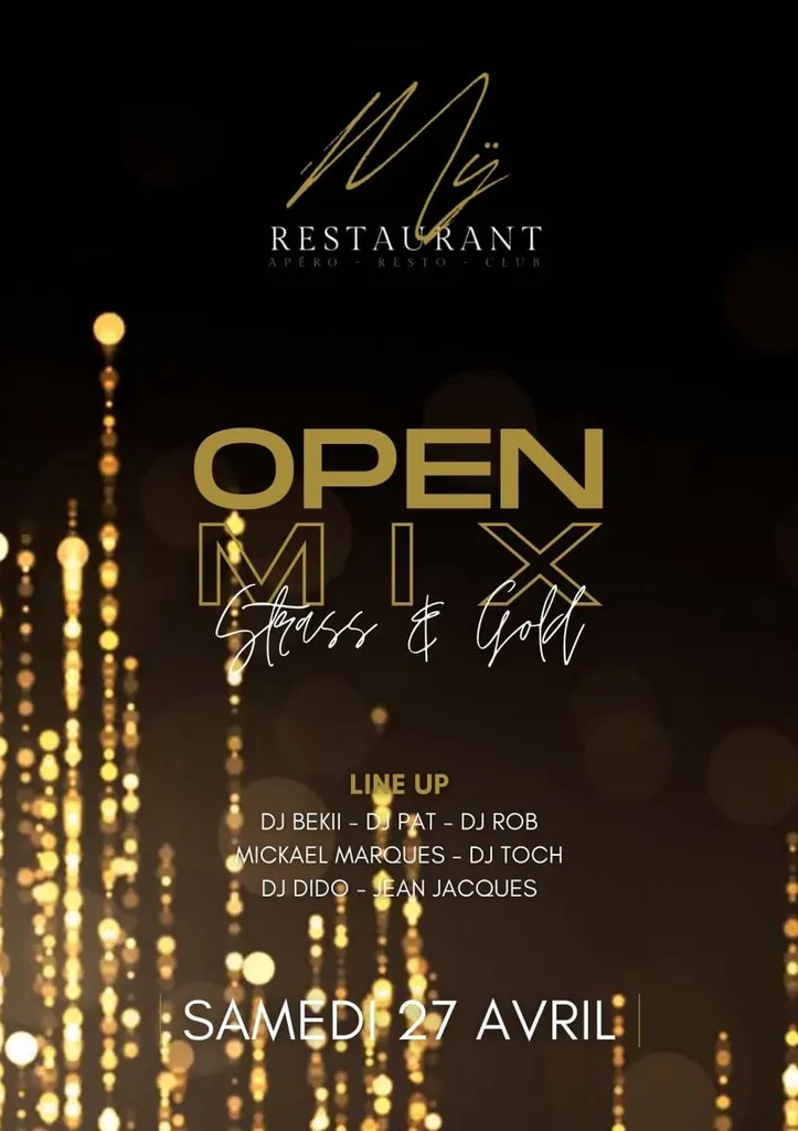 OPEN MIX Strass & Gold | 27 avril
