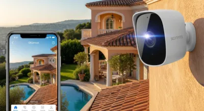 Solution de vidéosurveillance connectée avec application mobile pour protéger une résidence secondaire à Nice dans les Alpes-Maritimes