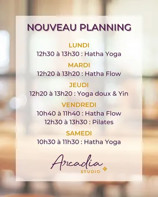 Planning des cours de yoga Pilates et ateliers bien-être pour organiser ses séances et profiter d’un accompagnement adapté en studio près de Bordeaux