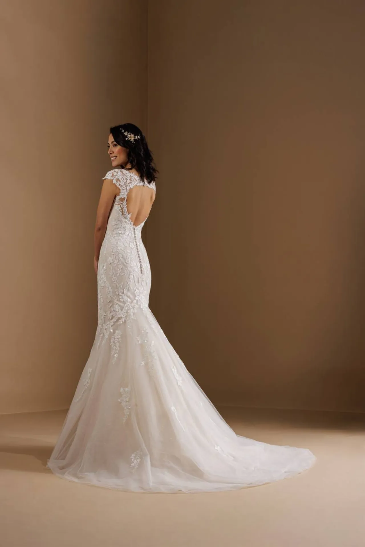 Robe de mariée sirène sur la côte d'azur