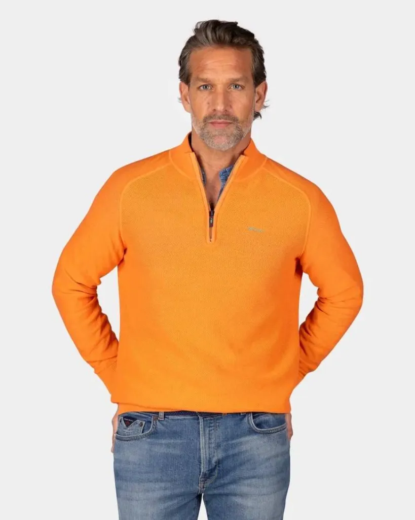 Pull orange Demi-Zip orange NZA à Dieppe
