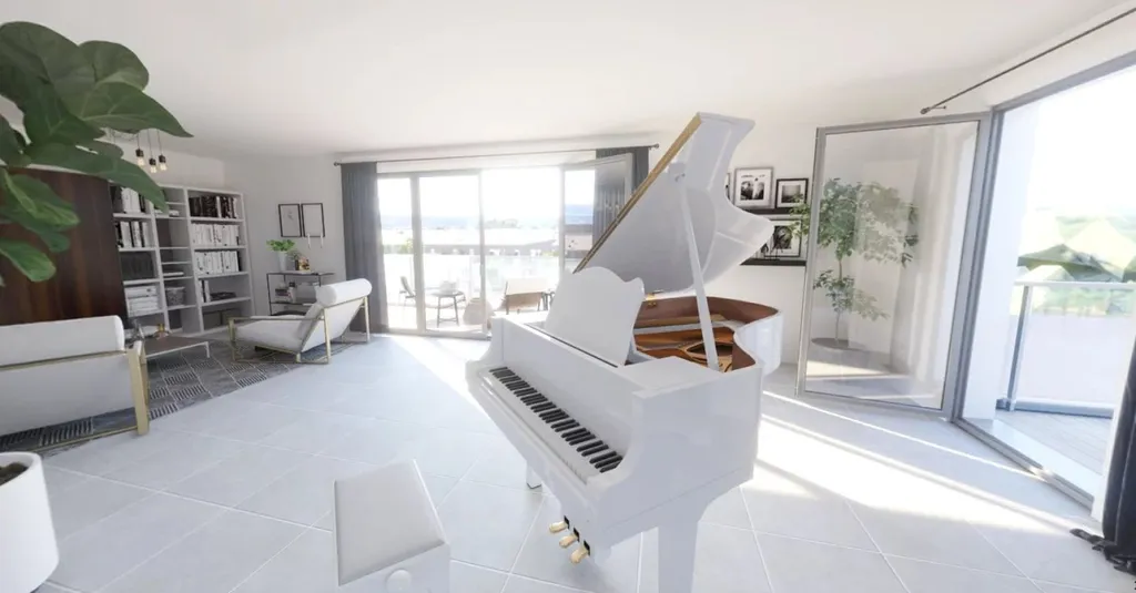 acheter un appartement neuf avec terrasse et grande pièce de vie quartier prémartine
