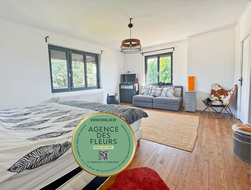 A vendre maison de 130 m² édifiée sur un terrain de 430 m² sur la commune de SAINT OUEN DU TILLEUL 27670