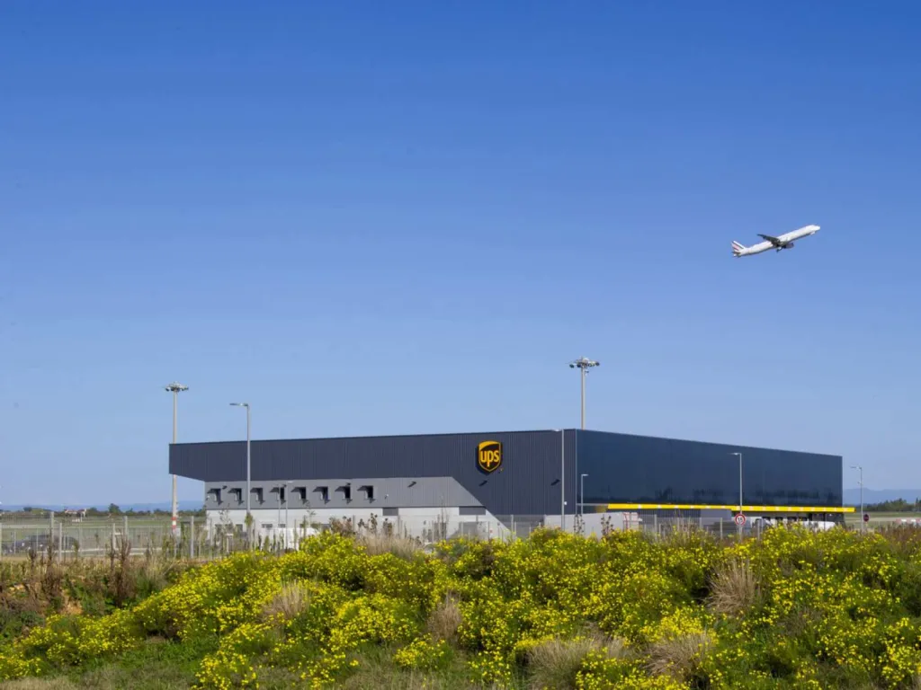 reportage événementiel inauguration du nouveau Hub UPS Lyon Saint Exupéry