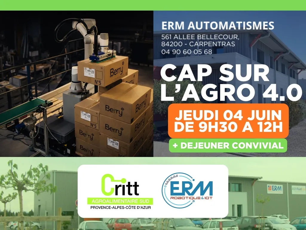 Cap sur l'Agro 4.0 : Evenement dédié à l'automatisation d'usines agroalimentaires