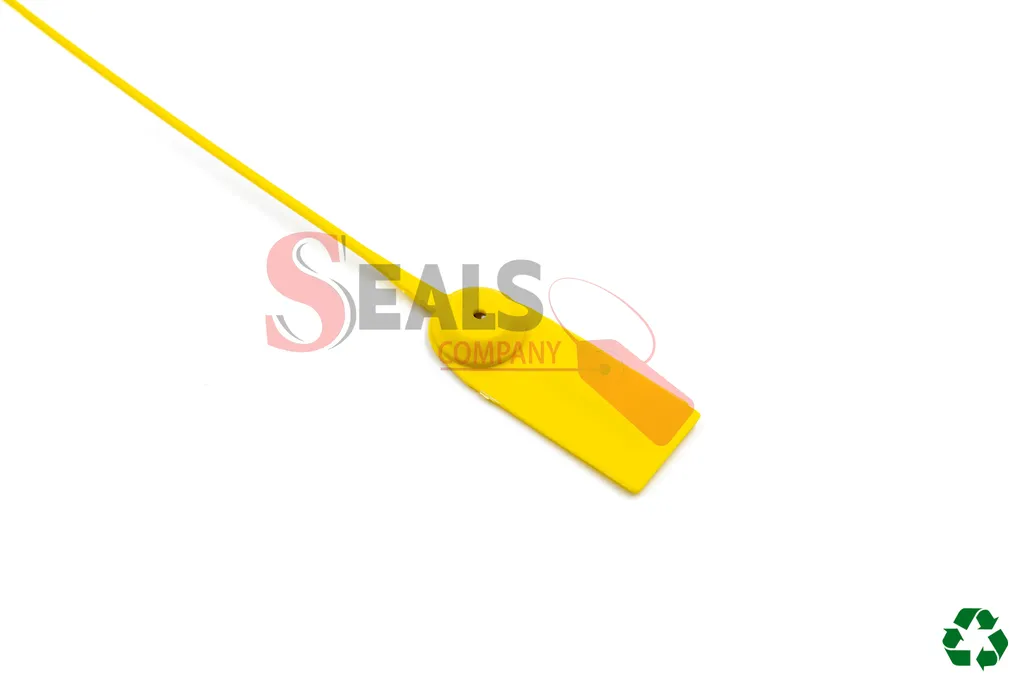 Scellé de sécurité réglable TINYFLAGSEALS en polypropylène avec insert métallique