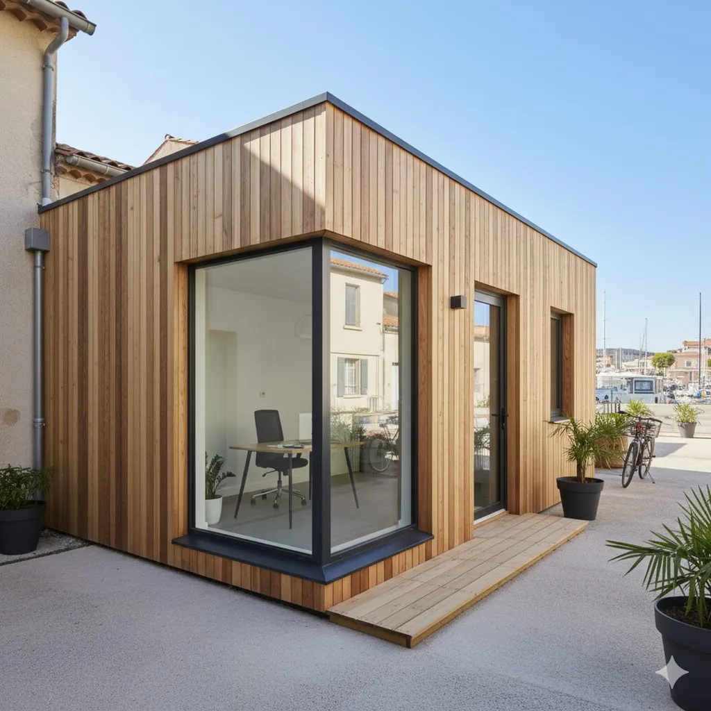 Extension Ossature bois 40m² Sète  