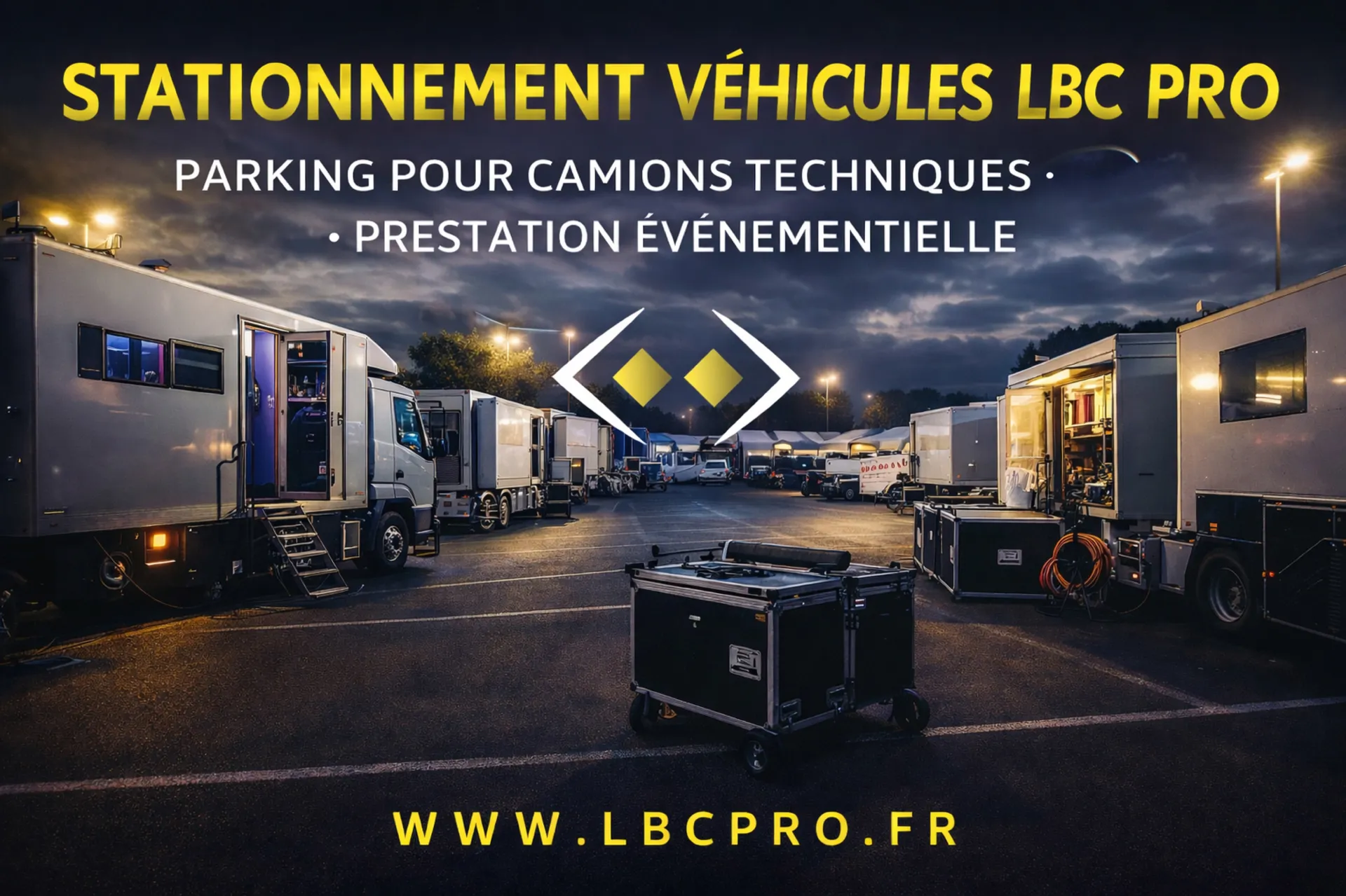 parking lbc pro events stationnement des camions