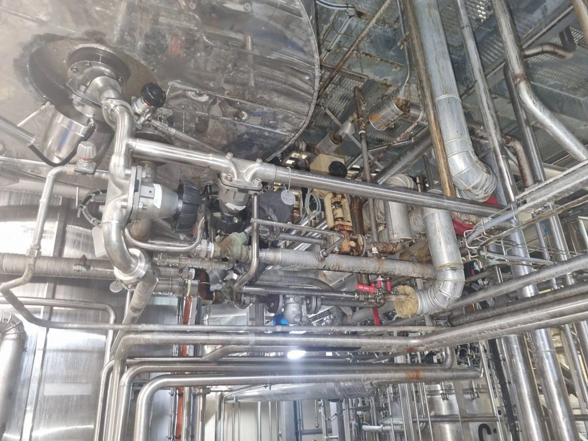 Raccordement vapeur stérile à Bioprox