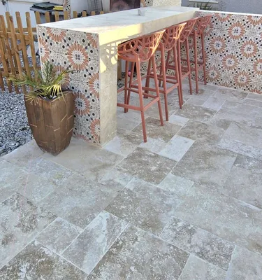 TRAVERTIN BEIGE SECOND CHOIX RUSTIC COMMERCIAL FORMAT OPUS