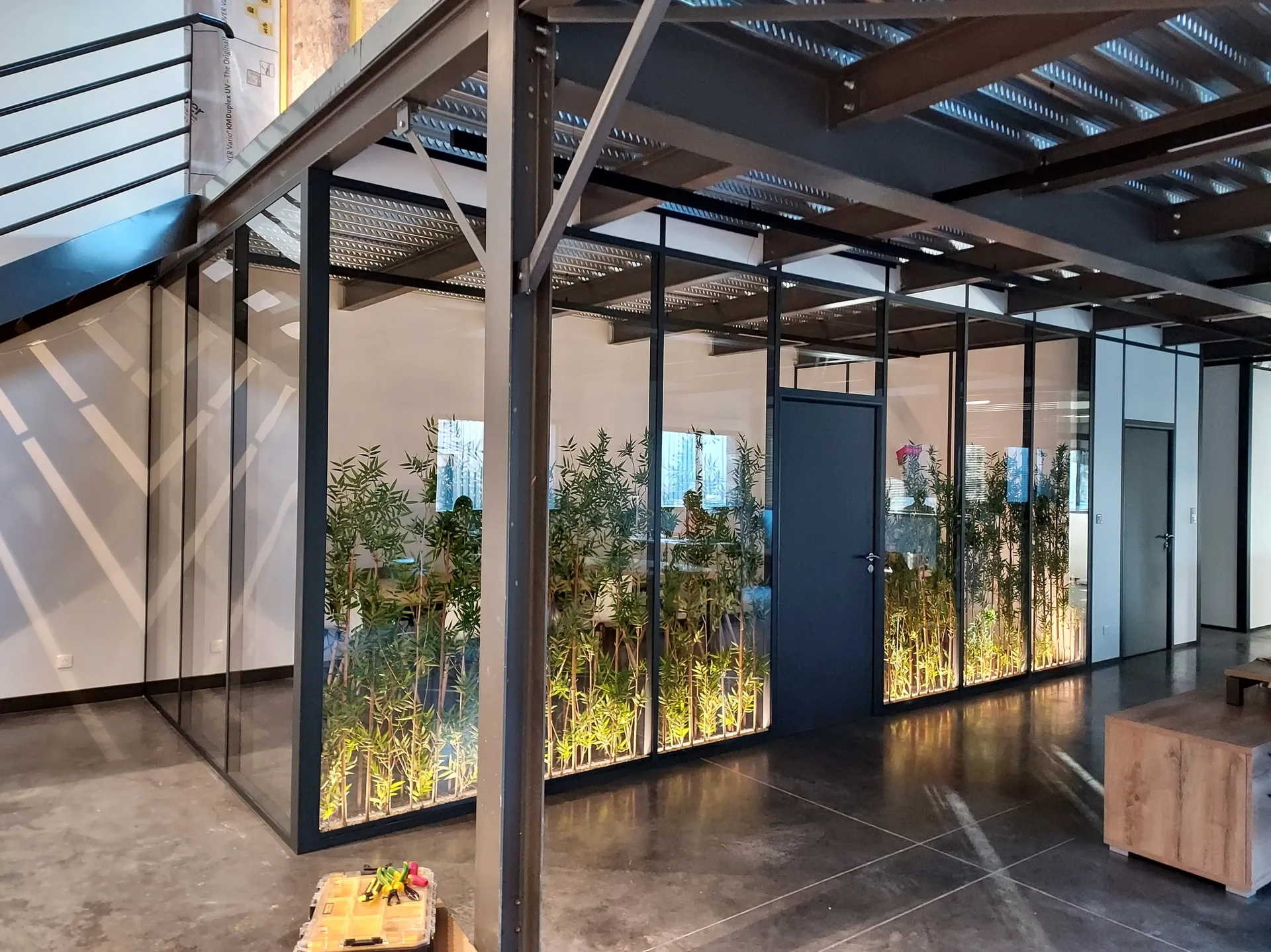 Pose de cloisons à Fareins