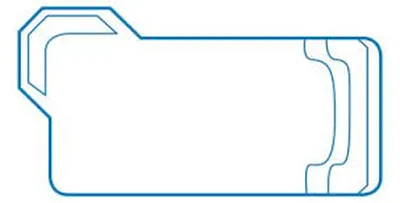 PISCINE COQUE LAGOON VIRGIN - 9M X 5M