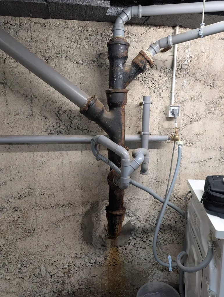 Avant intervention (ancienne fonte)