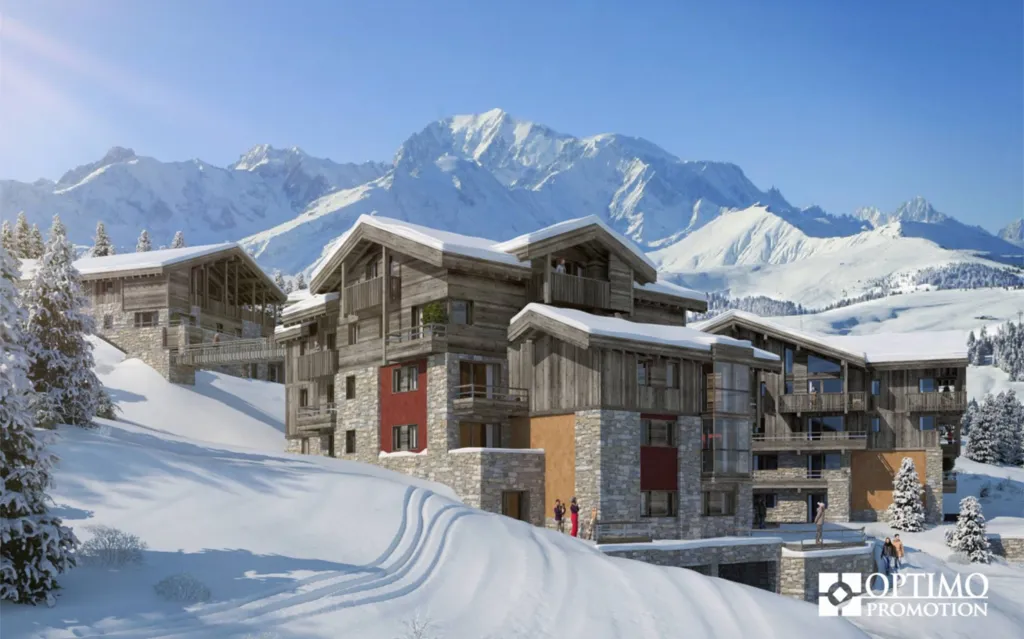Hameau pour les amoureux de la Montagne au pied des pistes de la station familiale des 7 Laux en Isère
