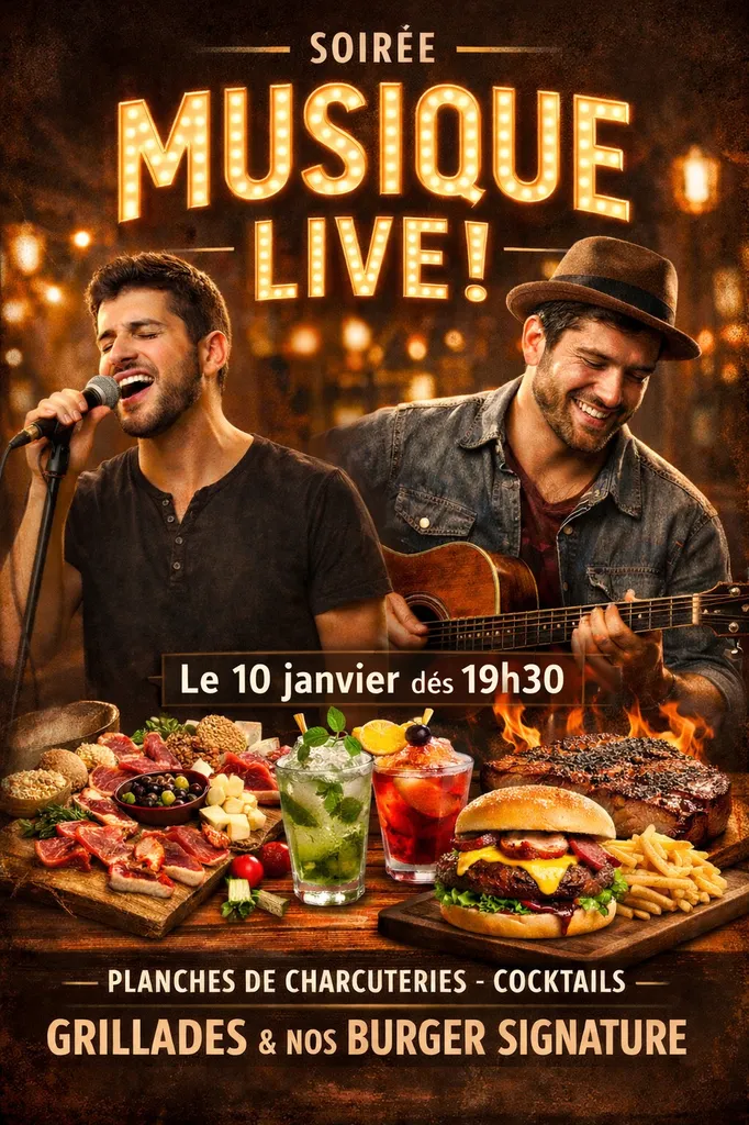 duo musicien et guitariste le 10 janvier 