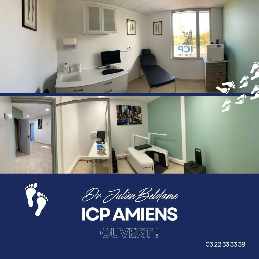 Docteur Julien Beldame, chirurgien orthopédiste, Fondateur de l'Institut de la Cheville et du Pied à Amiens (ICP Amiens), consulte également à l'ICP Paris (Clinique Jouvenet)
