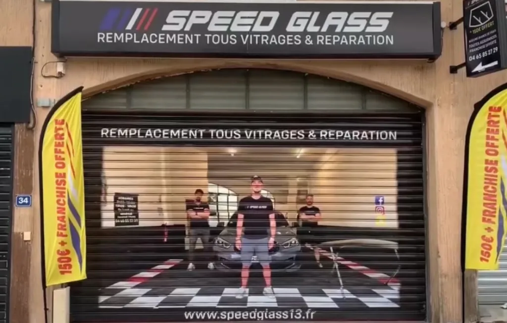 SPEED GLASS MARSEILLE 34 bd bara 13013 Marseille PARE BRISE  et tous vitrages automobiles, remplacement, réparation et recharge de climatisation