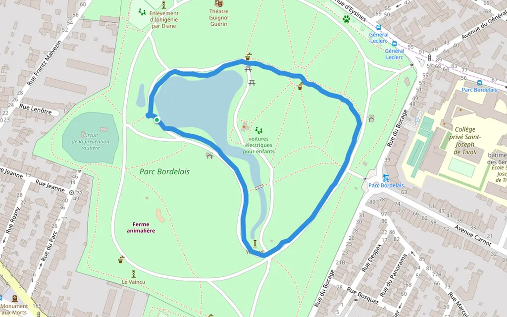 Le Parc Bordelais, situé à proximité immédiate du Bouscat, est l’un des espaces verts les plus appréciés de la métropole bordelaise