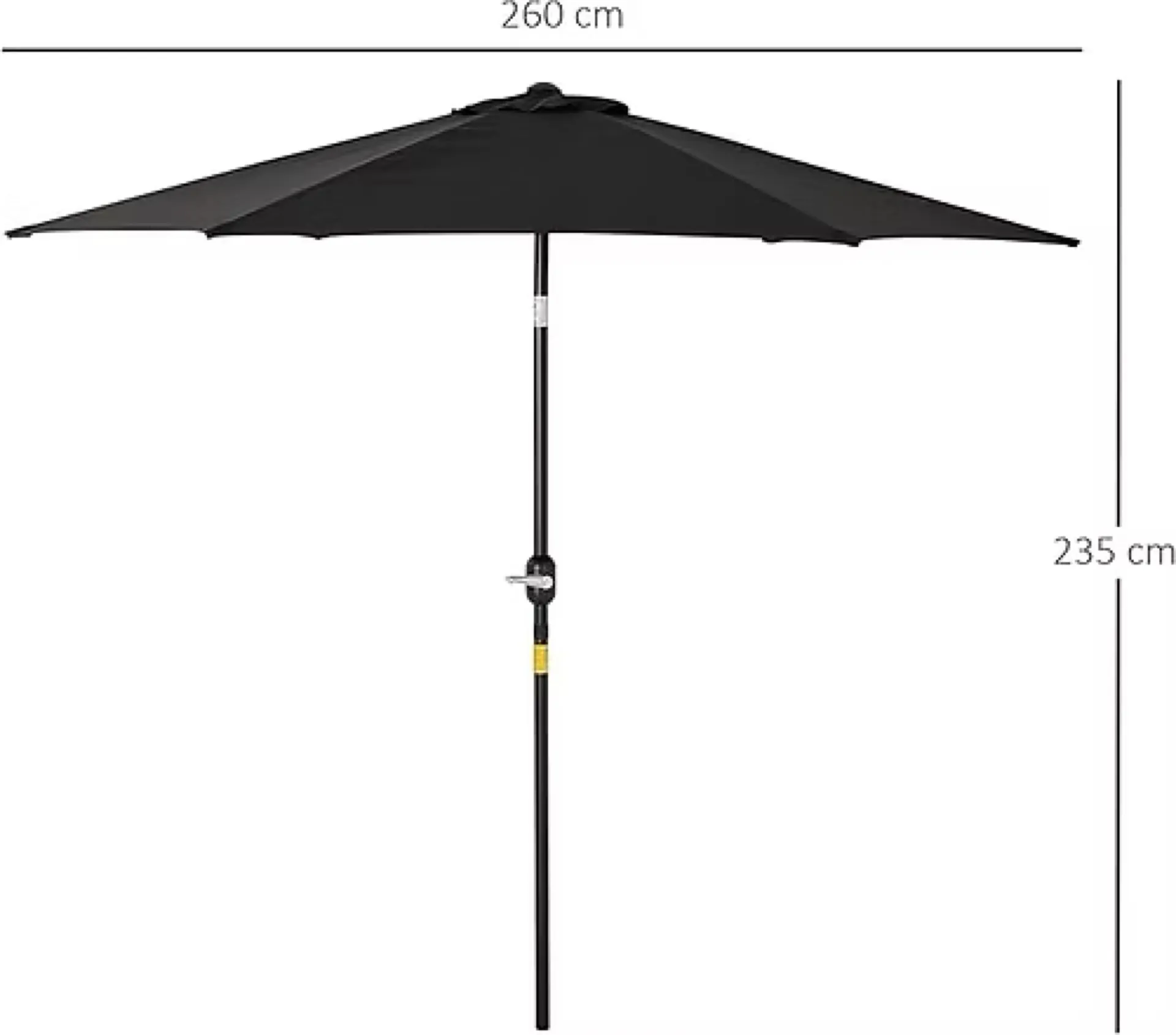 PARASOL PROTECTION MATERIEL DIAM 2.60M