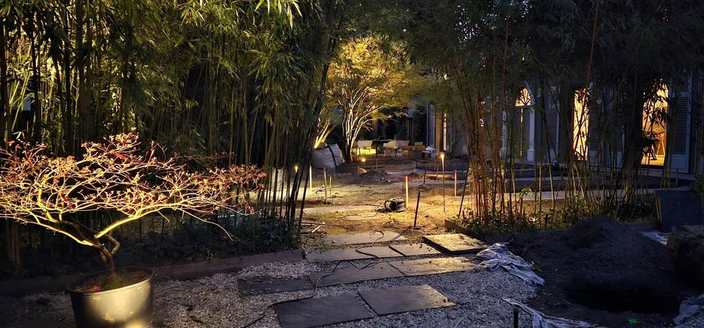 Eclairage extérieur de parcs et jardins en Gironde