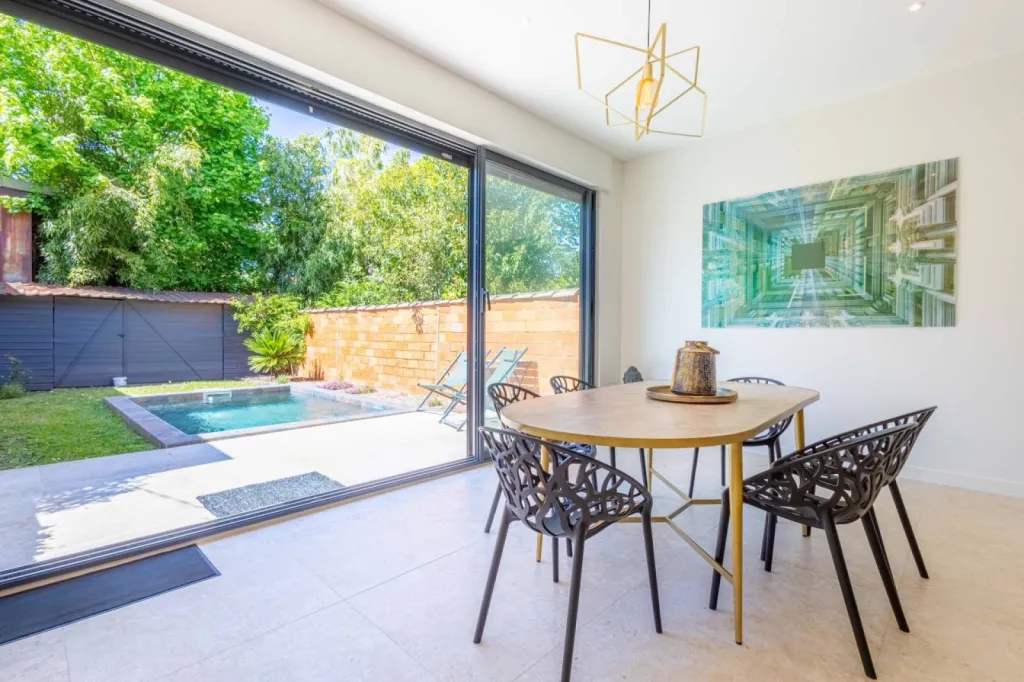 Belle échoppe rénovée avec piscine à 100m du Parc Bordelais, Bordeaux Caudéran