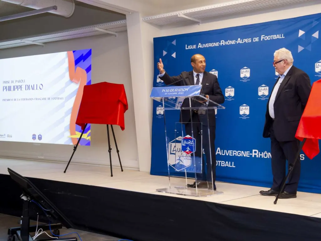 photographe événementiel Philippe Diallo, Président de la Fédération Française de Football 