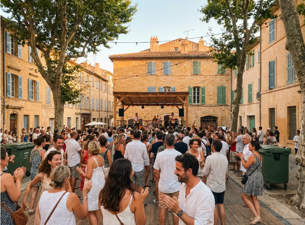 Location de bacs de tri et bennes pour événements à Aix-en-Provence