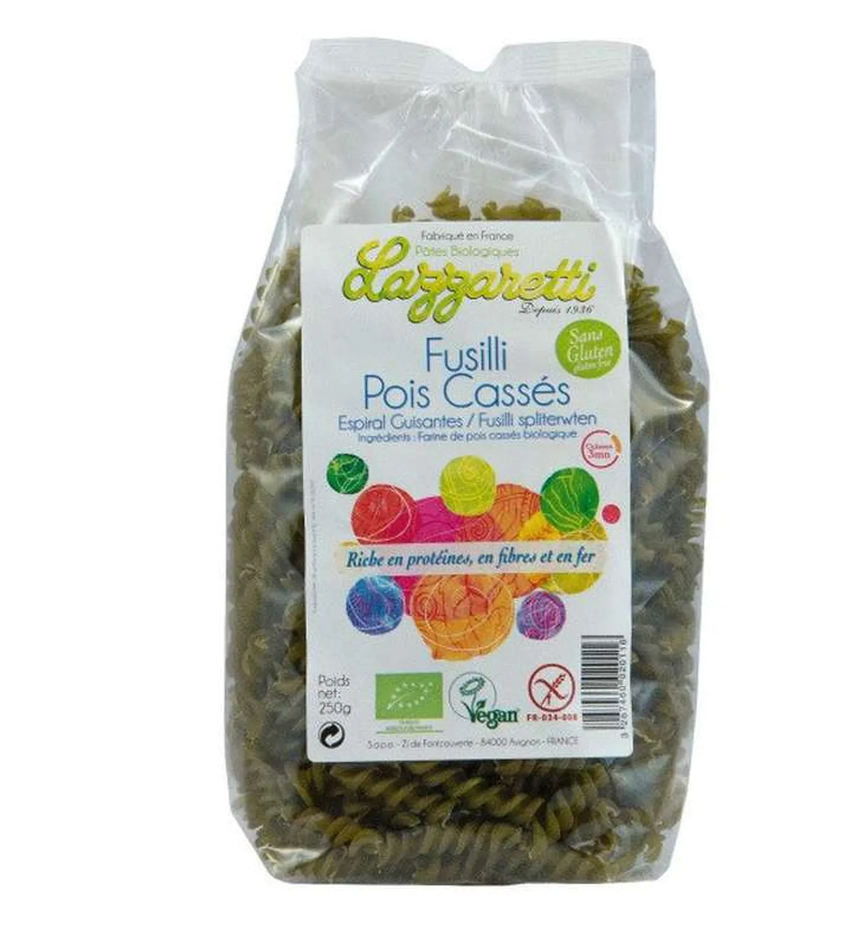 pates lazzaretti fusili pois cassés