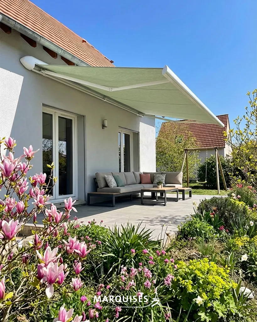 Store banne motorisé : créez de l'ombre sur votre balcon ou terrasse en quelques secondes, été comme hiver à Ajaccio