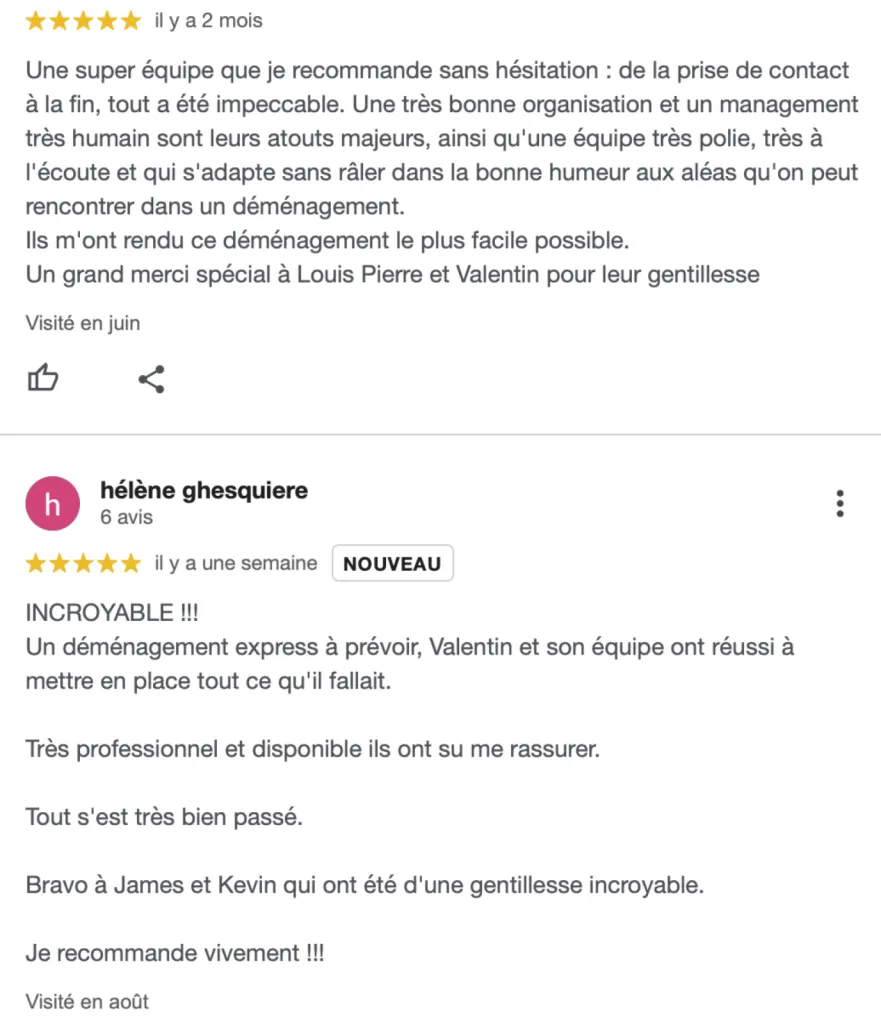 Avis et recommandations de l'entreprise OBEN à Rouen