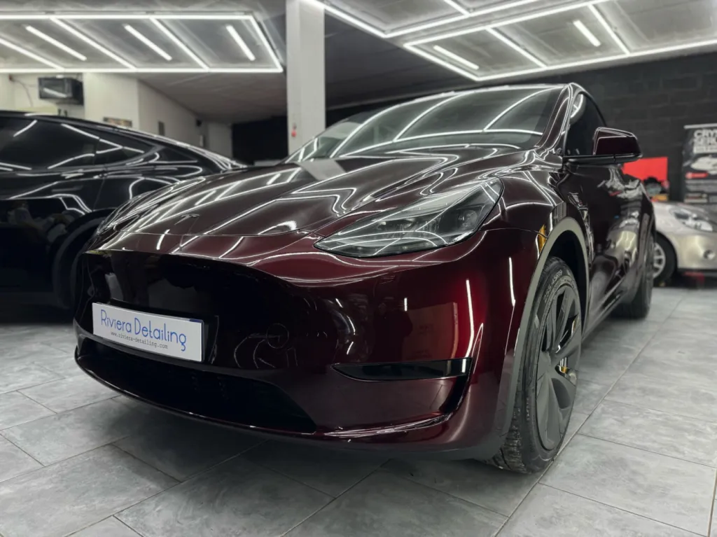 FILM PROTECTION TRANSPARENT PPF XPEL TESLA MODEL Y près de Grasse