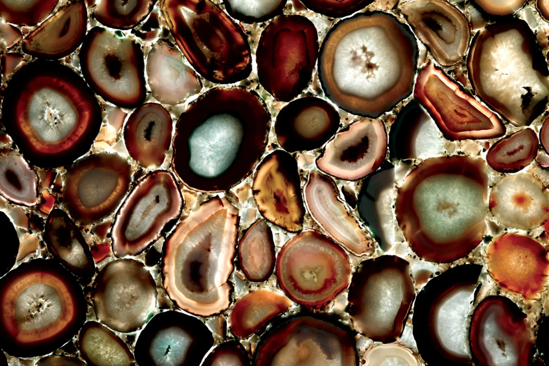 Green Agate rétroéclairée 