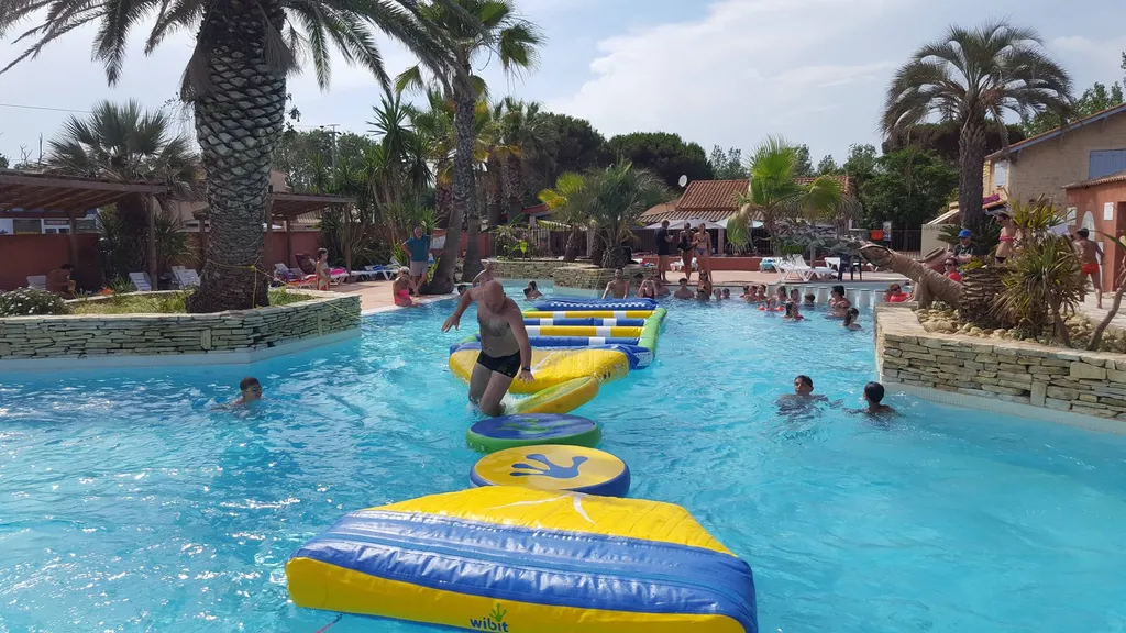 Vacances d'été location de mobil home en juillet dans l'Hérault en camping a Vias bord de mer