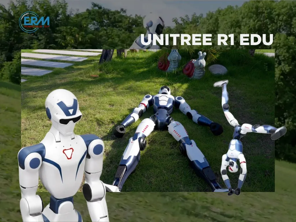 Unitree R1 EDU : ERM Robotique, intégrateur de solutions de robotique humanoïde en France