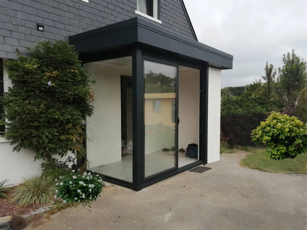 Sas d'entrée en aluminium