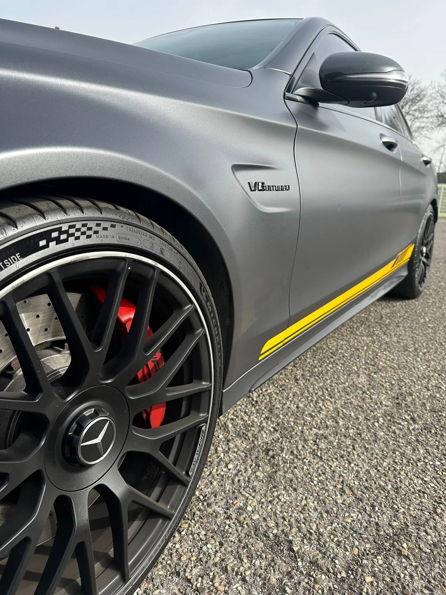 Covering complet sur Mercedes C63S AMG 