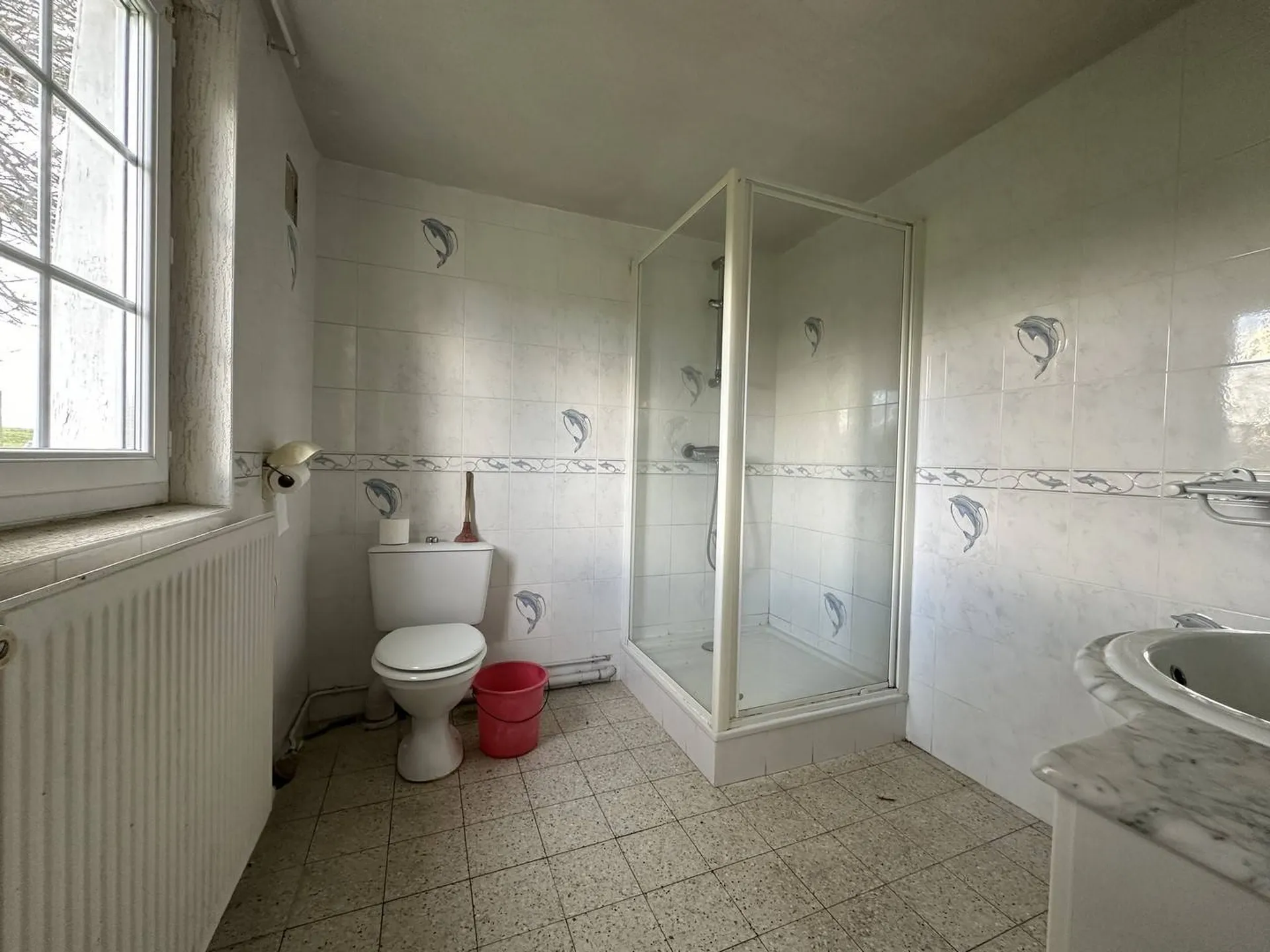 Longère d'un ancien corps de ferme du 19ème siècle, de 167,21 m² sur son terrain de 3 382 m² clos et arboré, à proximité de la commune de Saint-Saëns, 76.