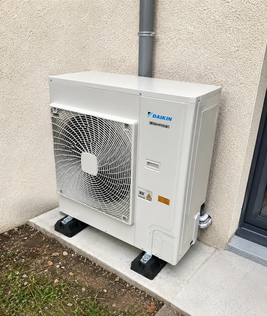 Installation d'une climatisation gainable Daikin avec régulation multizone Airzone pour une maison individuelle à Saint-Étienne-les-Orgues dans les Alpes-de-Haute-Provence (04)