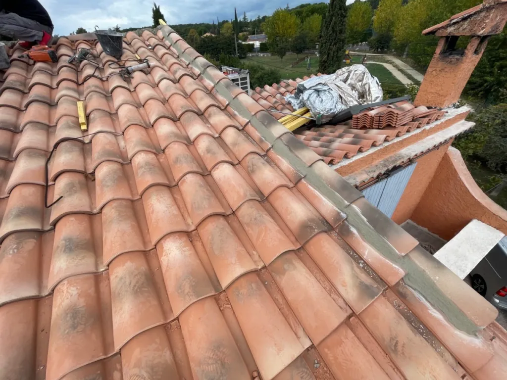 Réfection d’une toiture avec isolation sur Martigues