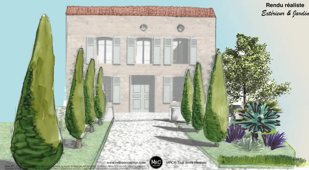 Conception et Aménagement de jardin et extérieur avec des architectes paysagistes sur Allauch