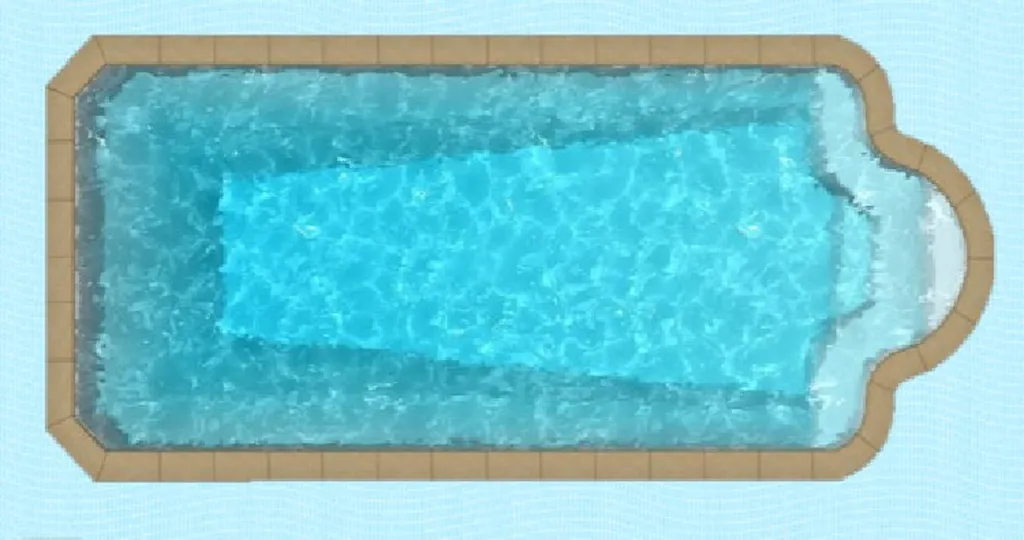 PISCINE COQUE SUNNY 10 - 10M70 X 4M20