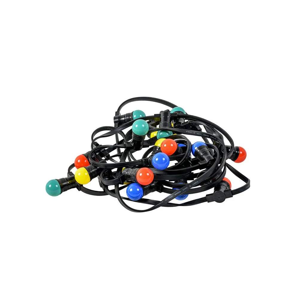 Location de guirlande guinguette pour fête multicolore en rhone alpes